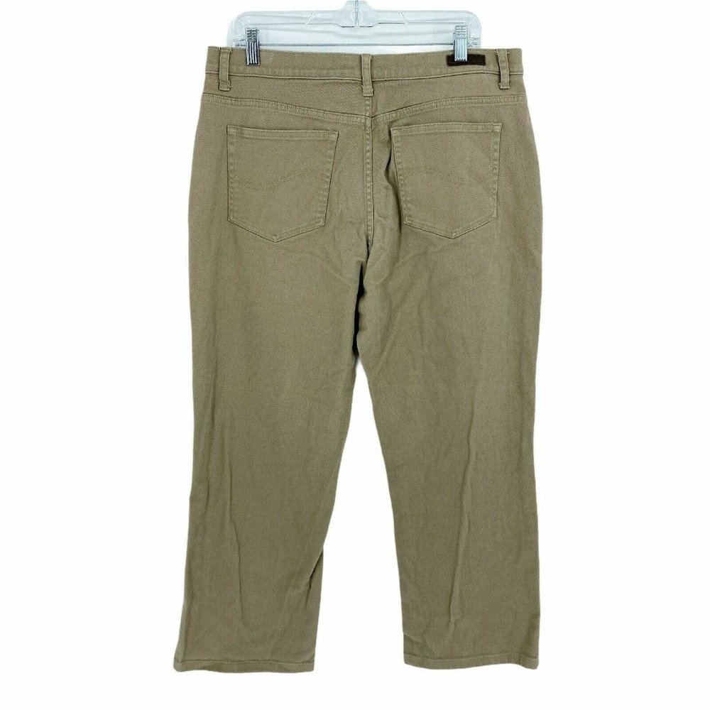 Lee Relaxed Fit Women's 16 Relaxed Fit Tan Stretch